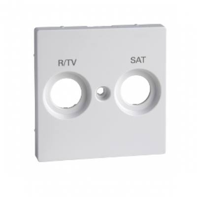 Płytka centralna oznaczona R/TV+SAT do gniazd antenowych, B.A, P, Sys M