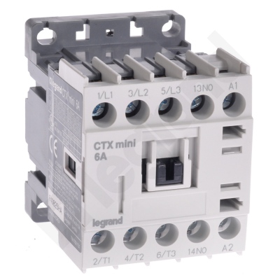 Stycznik Ctx³ Mini 3p 6a 1nc 110vac