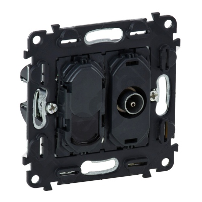 Gniazdo Tv 0-2400 Mhz +rj 45 Kat. 6 Utp