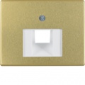 Element centralny do gniazda przyłączeniowego UAE 1-krotnego; złoty; Arsys