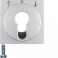 Element centralny do łącznika żaluzjowego na klucz; alu; B.1/B.7 Glas