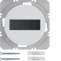KNX RF przycisk radiowy 1-krotny płaski z bat słoneczną; biały, połysk; R.1/R.3