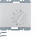 Regulator temperatury pomieszczenia ze stykiem zmiennym Berker K.5 alu