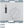 Regulator temperatury pomieszczenia ze stykiem zwiernym Berker K.5 alu