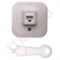 Forix IP20 - Gniazdo 1XRJ11 kremowe