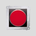 Sygnalizator świetlny LED – światło czerwone (moduł) 230V~; antracyt (met.)