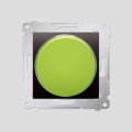 Sygnalizator świetlny LED – światło zielone (moduł) 230V~; antracyt (met.)