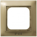 Ramka pojedyncza do łączników IP-44 (złoty metalik)