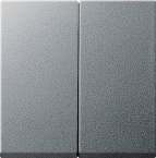 Klaw. wył. świeczn. z zest. IP44 System 55 kolor aluminiowy