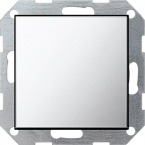 Zaślepka z płytką moc. System 55 chrom