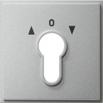 Osłona wył. na klucz Gira TX_44 (IP 44) kolor aluminiowy