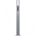 1600mm El. oświetl. 3x otwór Słupek zasil. kolor aluminiowy