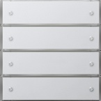 KNX Czuj przycisk 3 Komfort poczwórny Gira F100 biały