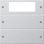 Zestaw przełączn. podwójny Plus System 55 kolor aluminiowy
