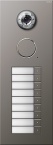 Bramofon stalowy Wideo 9-krotne System Domofon naturalny stalowy