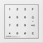 Gira Keyless In klaw.kod. Gira F100 biały