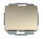 Wyłącznik 1-klawiszowy 1-biegunowy Satyna