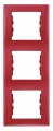 Sedna - ramka 3-krotna pionowa czerwona