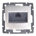 Valena - Gniazdo 1xrj45 Kat. 6 Ftp Aluminium