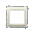 Adapter przejściówka na osprzęt standardu 45×45 mm beżowy