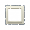 Adapter przejściówka na osprzęt standardu 45×45 mm beżowy