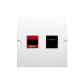 Gniazdo komputerowe Rj45 kategoria 5e + telefoniczne RJ12 (moduł) biały