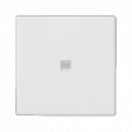 Klawisz K45 z podświetleniem kolor: biały 45×45mm czysta biel