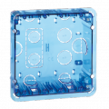 Puszka podtynkowa SIMON 500 2×S500 4×K45 niebieski transparentny