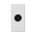 Płytka K45 złącze S-VIDEO 45×22,5mm czysta biel