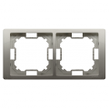Ramka 2- krotna satynowy, metalizowany