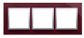 Ramka 3- krotna szklana kusząca śliwka