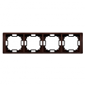 Ramka 4- krotna mahoniowy, hydrografika