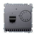 Regulator temperatury z czujnikiem wewnętrznym srebrny mat, metalizowany
