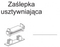 Zaślepka usztywniająca CABLOPLUS (w komplecie z kanałem 90x55 - 4 szt.) czysta biel