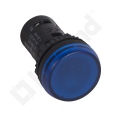Osmoz Lampka Sygnalizacyjna LED Ip69, Niebieska 24 V Ac/dc